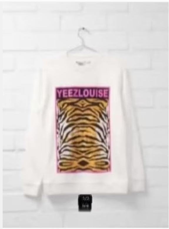 YZLS - Yeez Louise - Prachtige sweater maat XS - Nieuw €80, Wit, YZLS - Yeez Louise, Nieuw, Ophalen of Verzenden