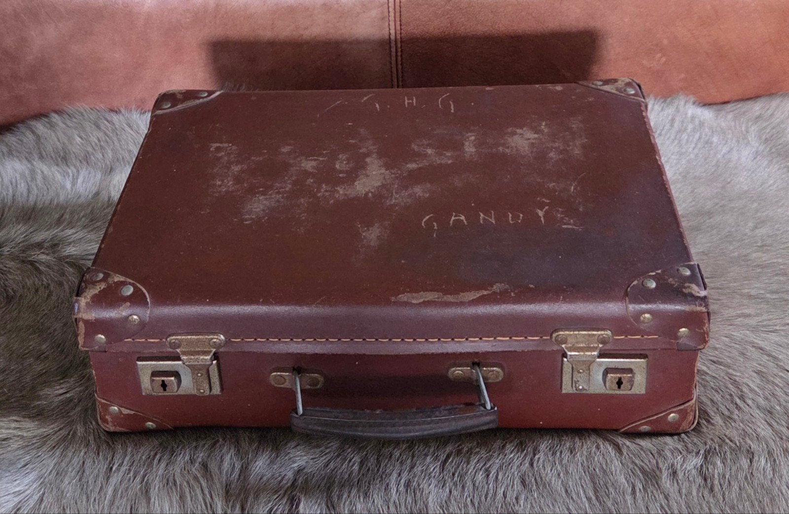 Vintage Britse Vulcan Fiber koffer / documentenkoffer, Ophalen of Verzenden