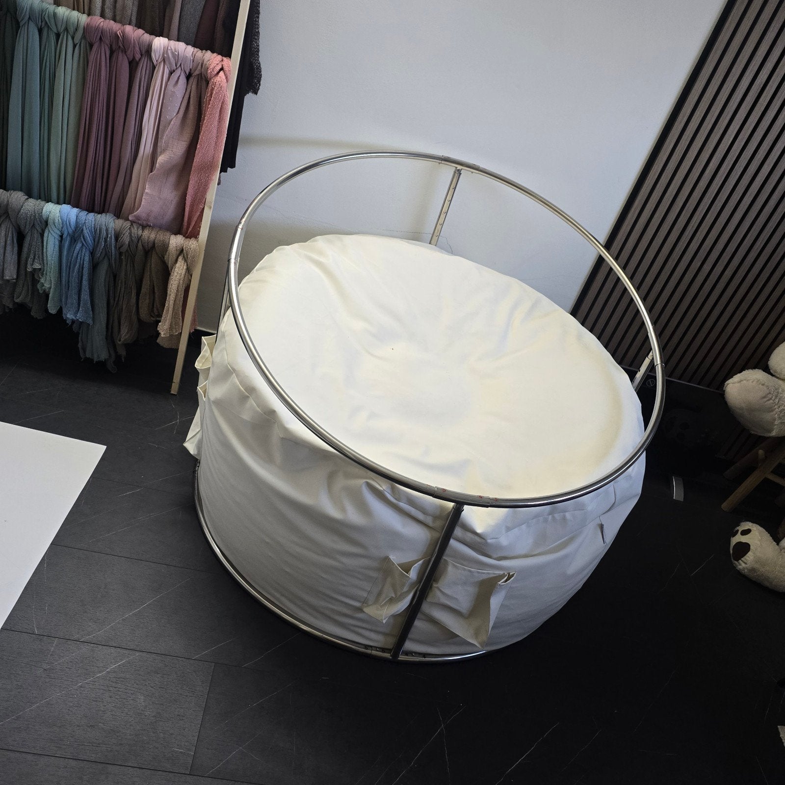 newborn fotografie beanbag, Ophalen, Zo goed als nieuw, Wit, Zitzak