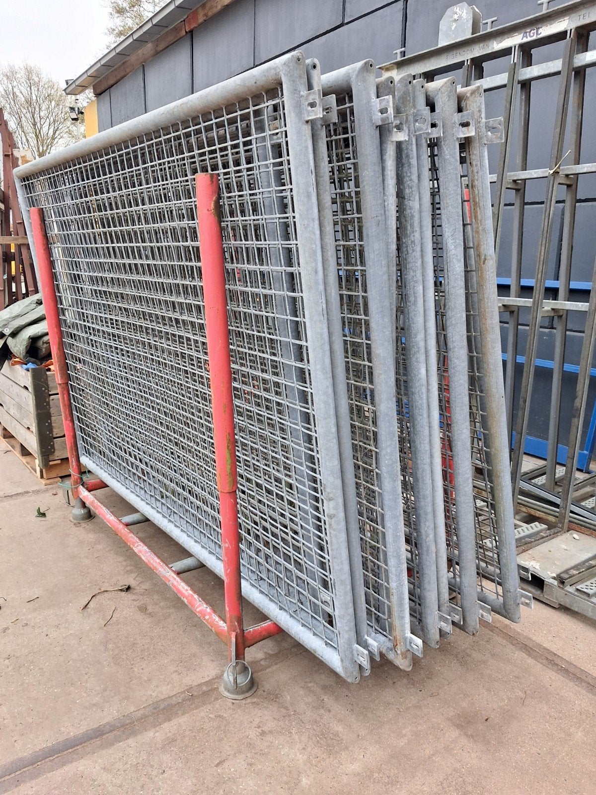 Gegalvaniseerde hekken 223x150cm bxh, Ophalen, IJzer