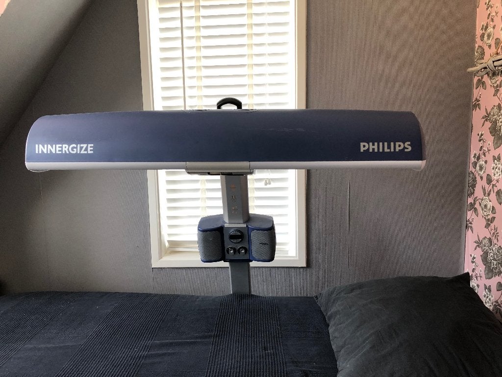 Philips zonnehemel, Witgoed en Apparatuur, Zonnebanken en Gezichtsbruiners, Ophalen, Gebruikt, Zonnebank enkelzijdig, Minder dan 10 lampen