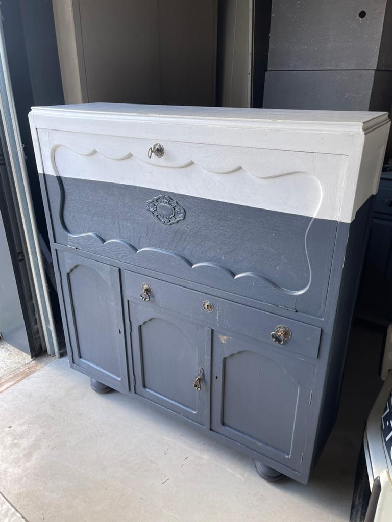 Unieke, antieke vintage kast!, Ophalen, Zo goed als nieuw, 25 tot 50 cm, 100 tot 150 cm