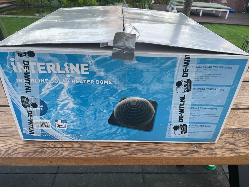3x Interline Solar Heater Dome voor zwembadverwarming, Ophalen, Nieuw, Verwarming