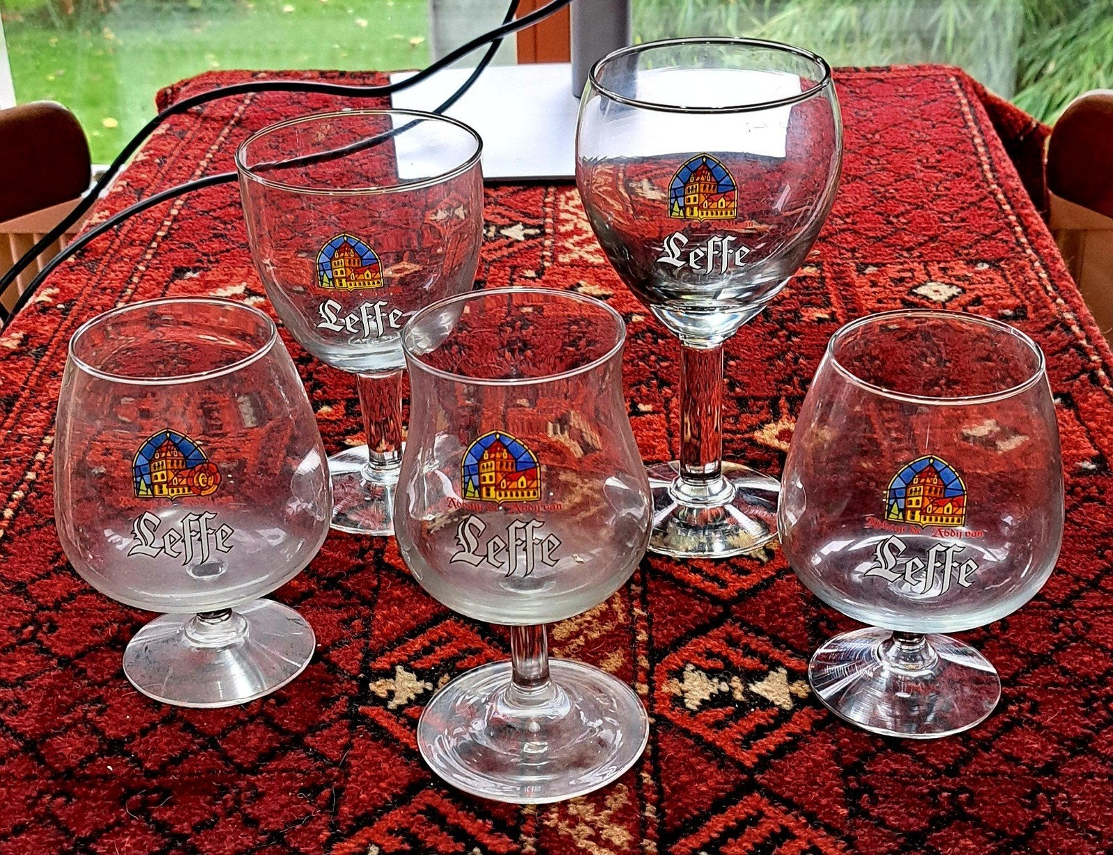 Leffe glazen, Verzamelen, Ophalen of Verzenden