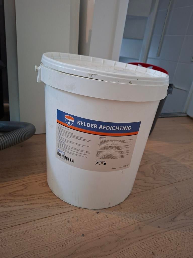 Kelder Afdichting 20KG, nu nog 15 kg - Waterdichte Coating, Ophalen, Overige materialen, Minder dan 4 cm, Minder dan 5 m²