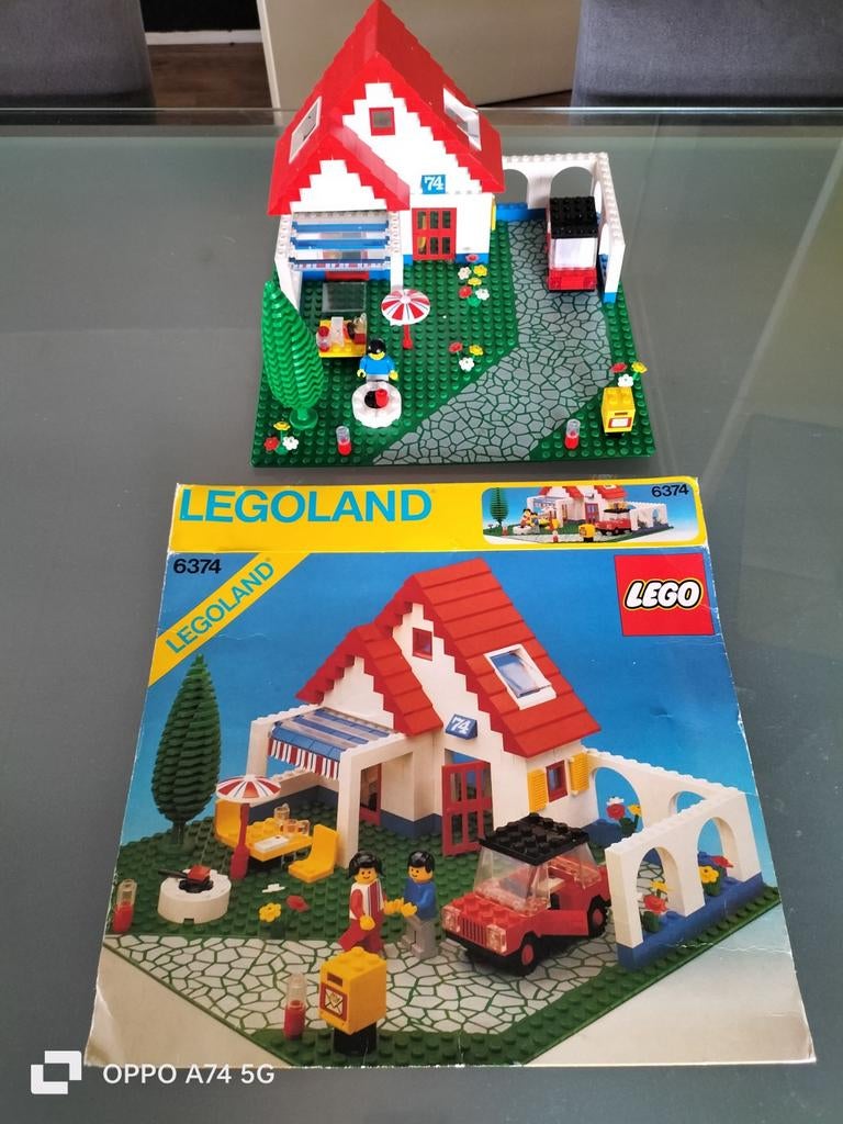 Lego Legoland Villa 6374 met oprit en tuin, Kinderen en Baby's, Speelgoed | Duplo en Lego, Gebruikt, Lego, Ophalen of Verzenden