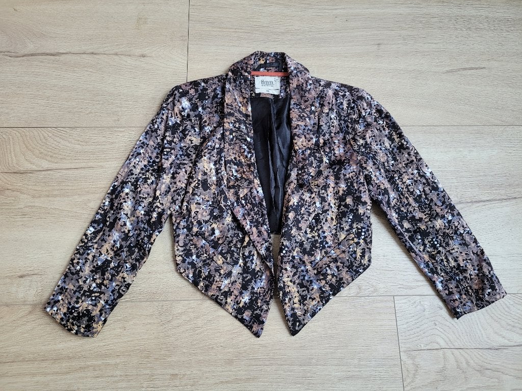 8MM gekleurd kort colbert maat XS ~ NH0086, Kleding | Dames, Overige kleuren, Zo goed als nieuw, Jasje, Maat 34 (XS) of kleiner