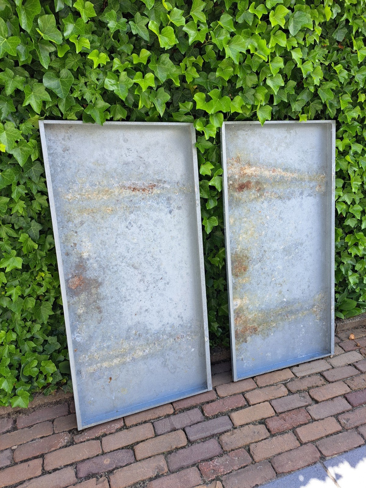 2 stevige bodemlades., Dieren en Toebehoren, Ophalen, Gebruikt, Aluminium, Overige typen