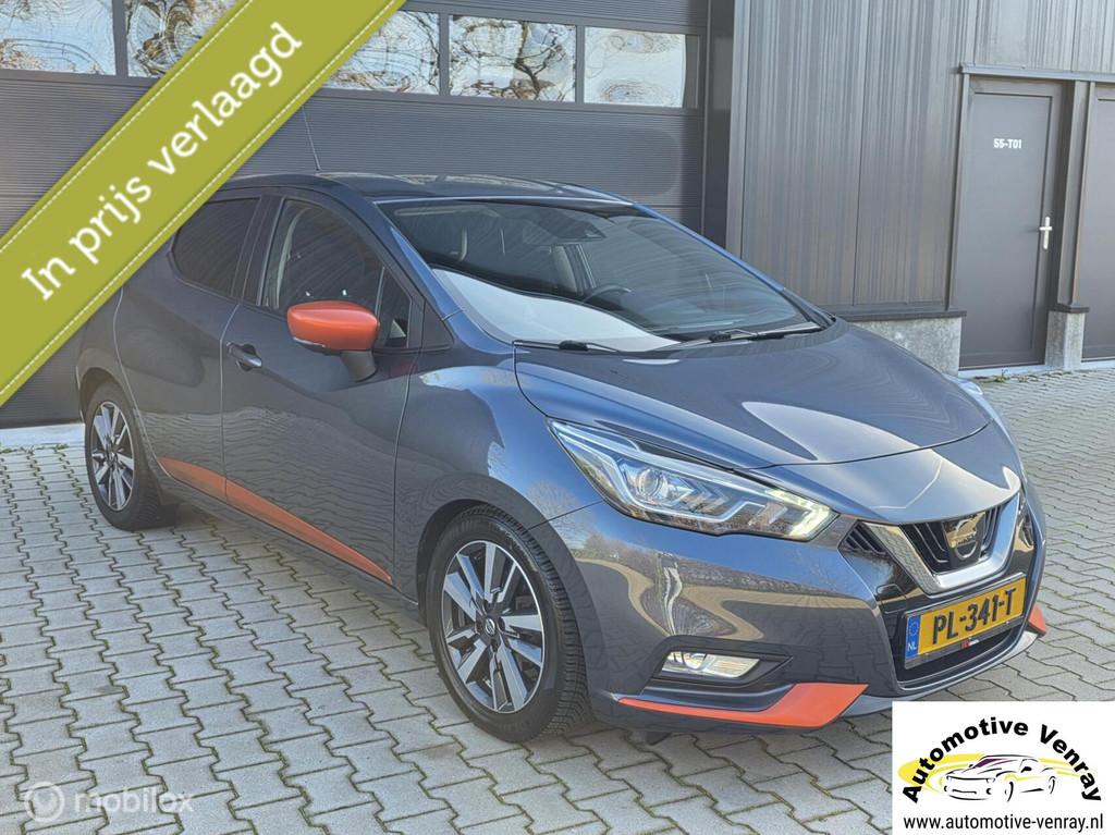 Nissan Micra 0.9 IG-T Tekna |360°|Cruise|Sportuitlaat |Bose, Auto's, Voorwielaandrijving, 898 cc, Euro 6, 525 kg