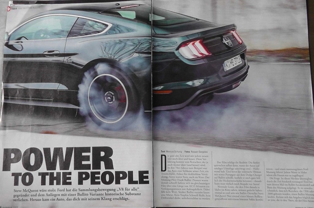 Ford Mustang 5.0 V8 Bullit (6th gen) S-550 ? 15x autotesten, Ophalen, Gelezen, Ford