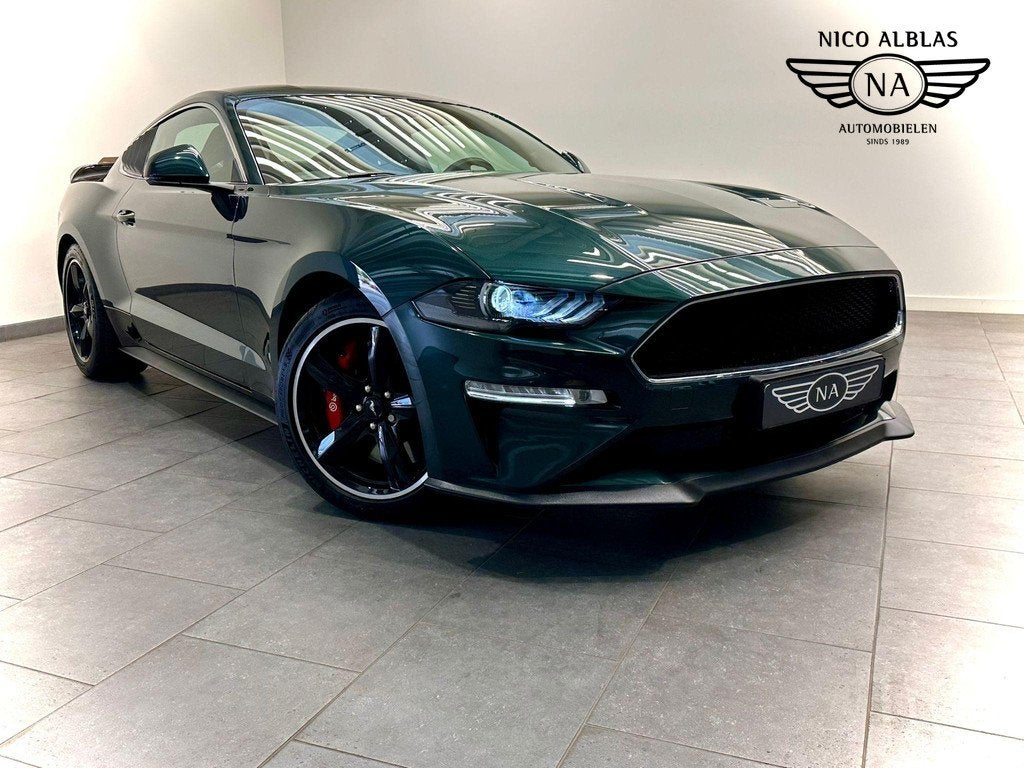 Ford Mustang Fastback 5.0 V8 GT Bullitt Edition be Steve McQ, Auto's, Achterwielaandrijving, Automatische klimaatregeling, 4 stoelen