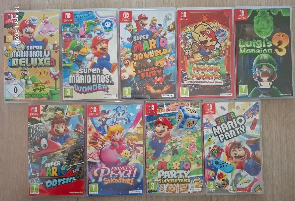 Nintendo Switch Mario spellen, Ophalen of Verzenden, Zo goed als nieuw