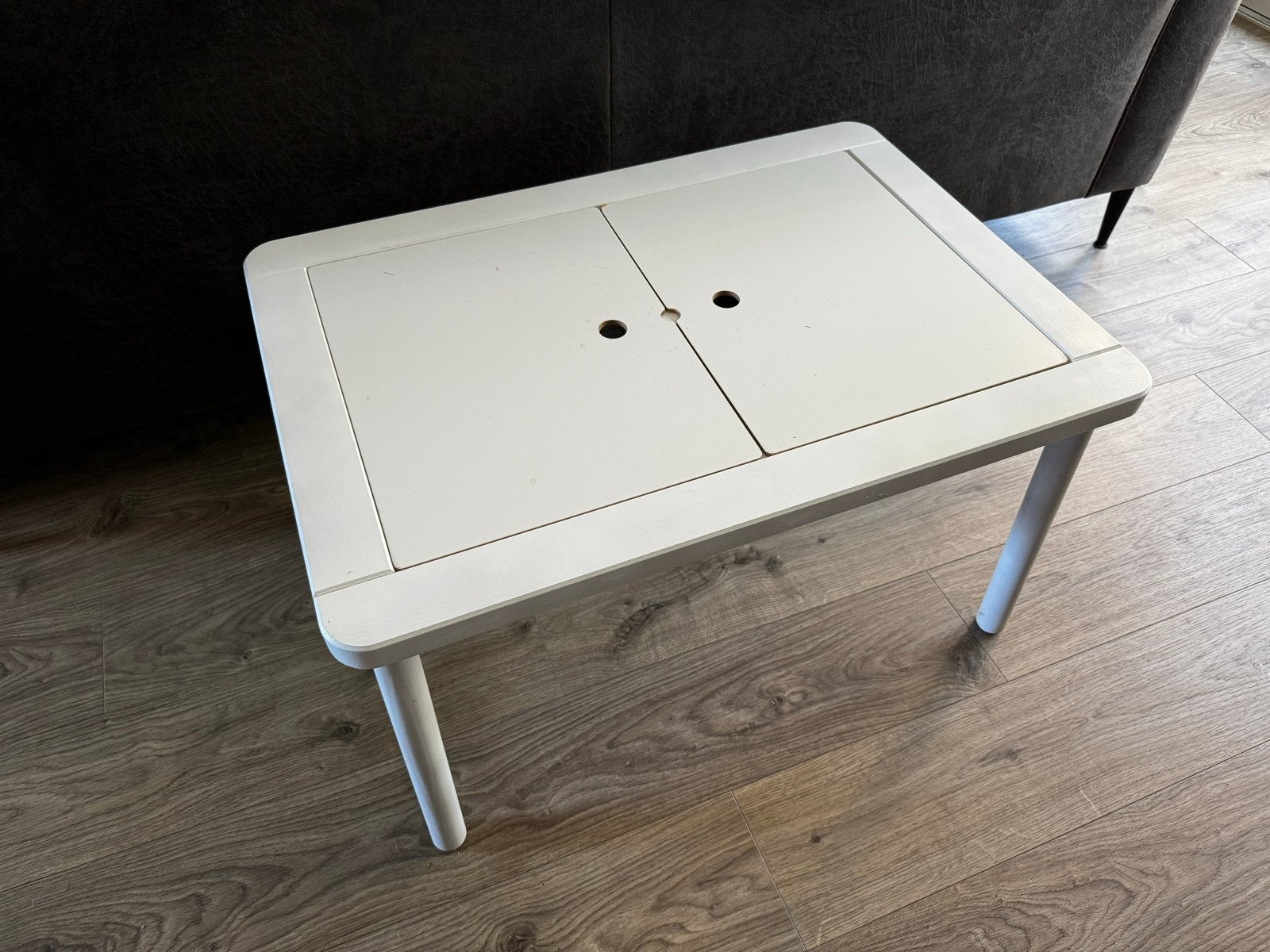 Ikea FLISAT Wit(!) kindertafel met opbergbakken, Ophalen, Gebruikt, Tafel(s)