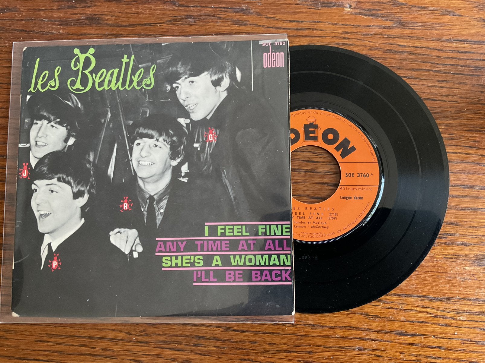 Les Beatles. E.P.  I Feel Fine, Ophalen of Verzenden, Zo goed als nieuw, Pop