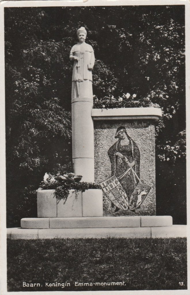 baarn- koningin emma monument, Verzamelen, Ophalen of Verzenden, Voor 1920, Utrecht