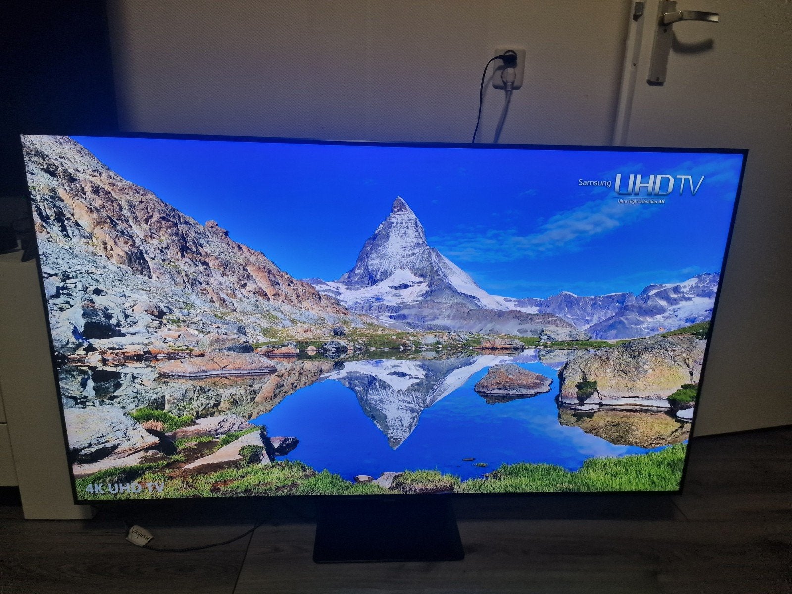 55 inche qled smart tv super ultra hd 4k Samsung 120hz 445, Ophalen of Verzenden, Zo goed als nieuw, 100 Hz, Samsung