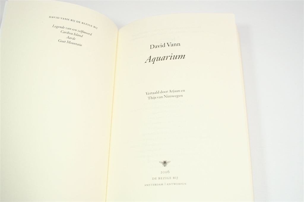 Aquarium — Indringende Roman van David Vann, Ophalen of Verzenden, Gelezen