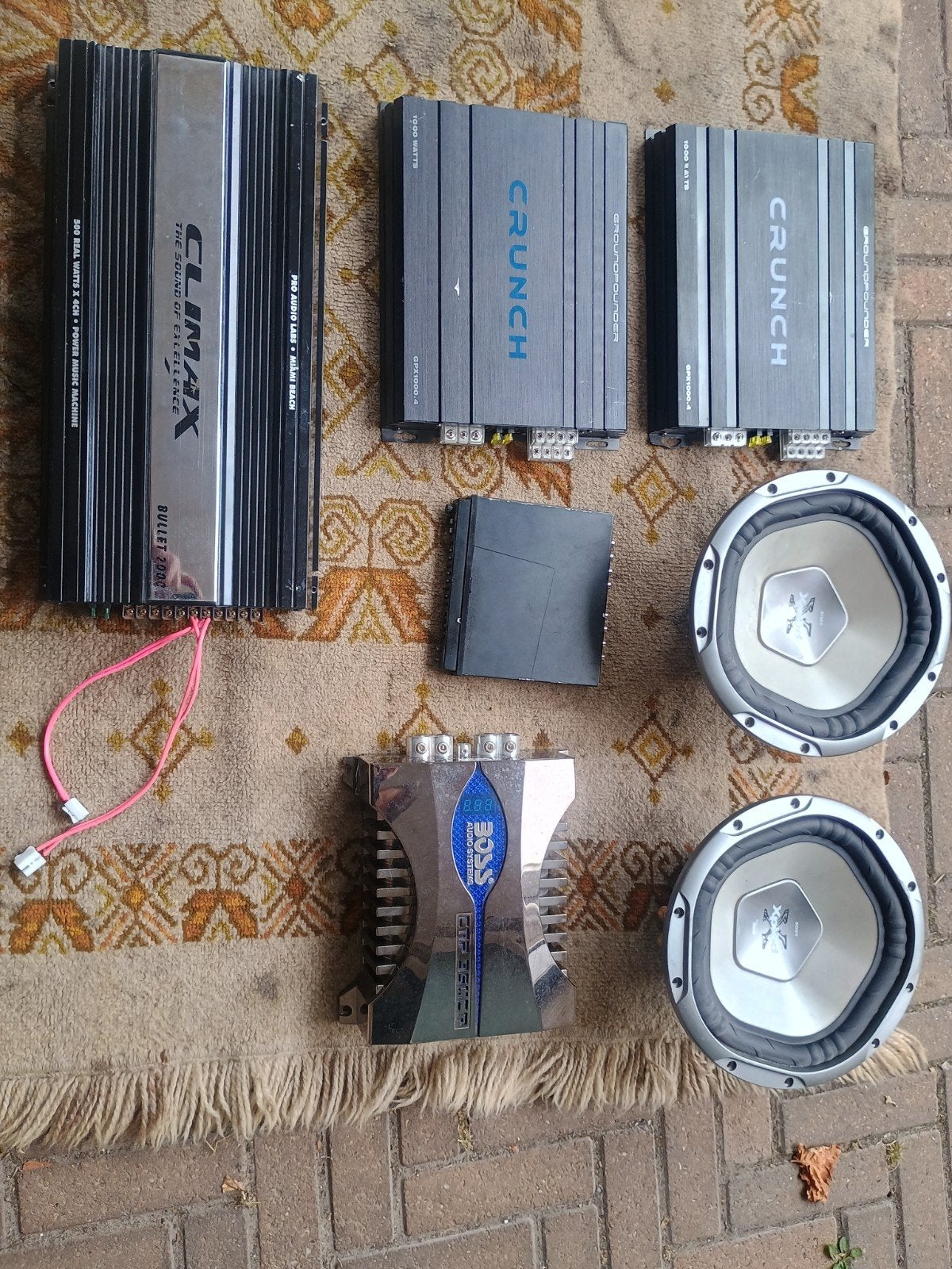 Versterkers, Subwoofers & Equalizer, Ophalen, Gebruikt