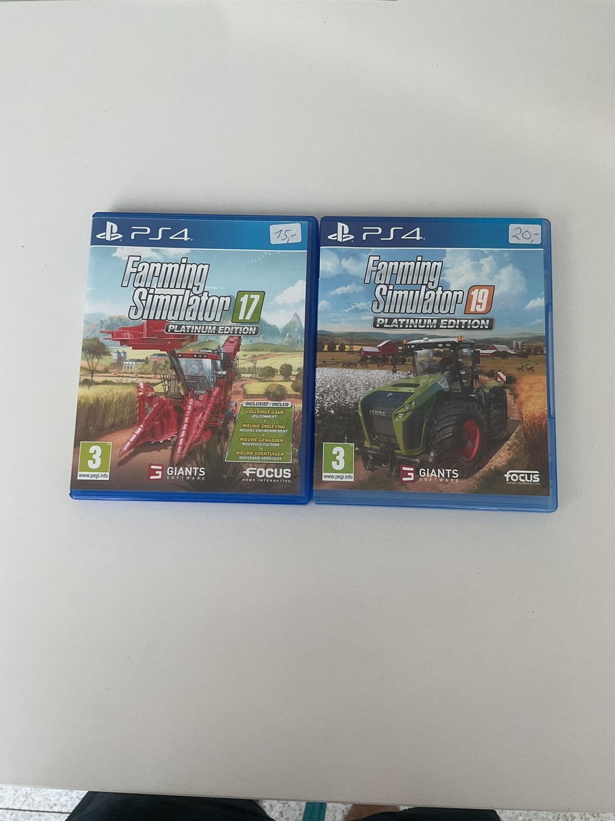 2x Farming Simulator 17+19, Ophalen, 1 speler, Zo goed als nieuw, Vanaf 3 jaar