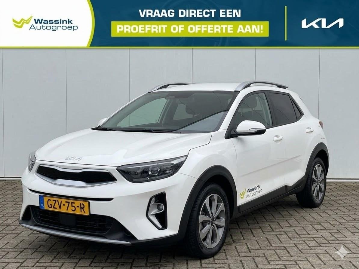 Kia Stonic 1.0 T-GDi MHEV 100pk DynamicPlusLine | Stoel- & S, Voorwielaandrijving, Wit, Bedrijf, Handgeschakeld