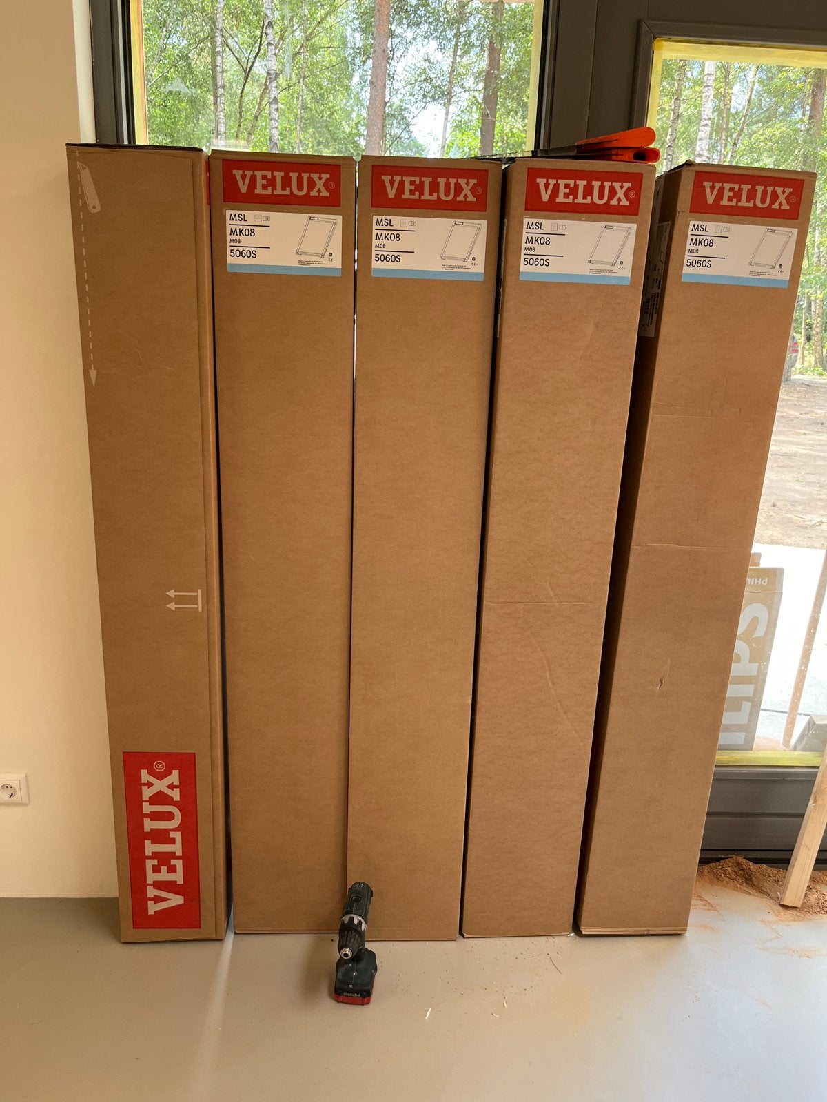 VELUX MSL MK08 5060S zonwering Solar GGU GGL, Ophalen, Minder dan 80 cm, 80 tot 120 cm, Nieuw