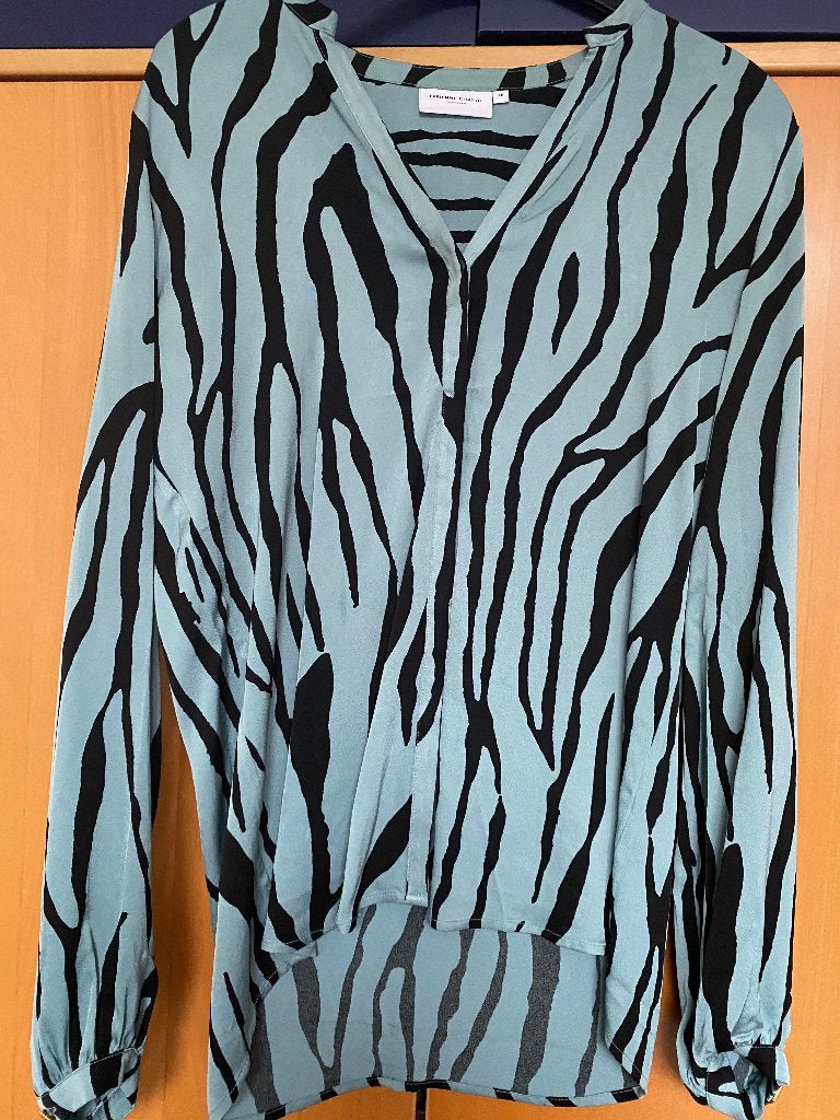 Fabienne Chapot blouse met zebraprint, maat 38, Kleding | Dames, Maat 38/40 (M), Meerkleurig, Ophalen of Verzenden, Zo goed als nieuw