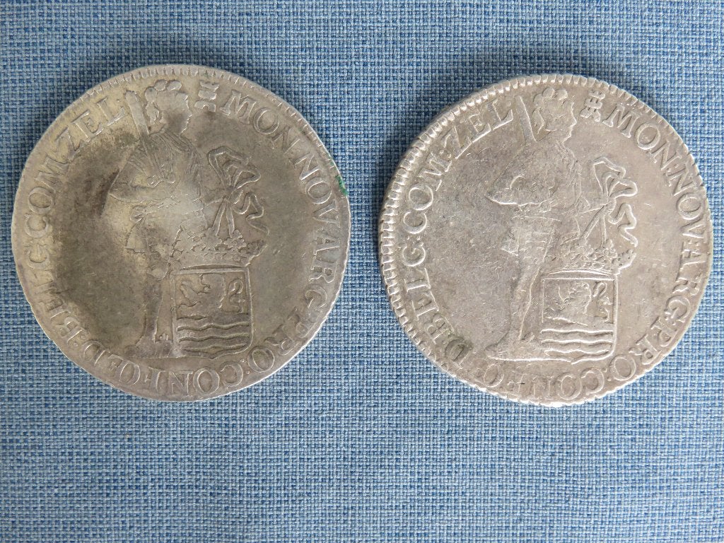 Dukaten in zilver – Zeeland . 1774 en 1775, Postzegels en Munten, Vóór koninkrijk, Zilver, Losse munt, Overige waardes