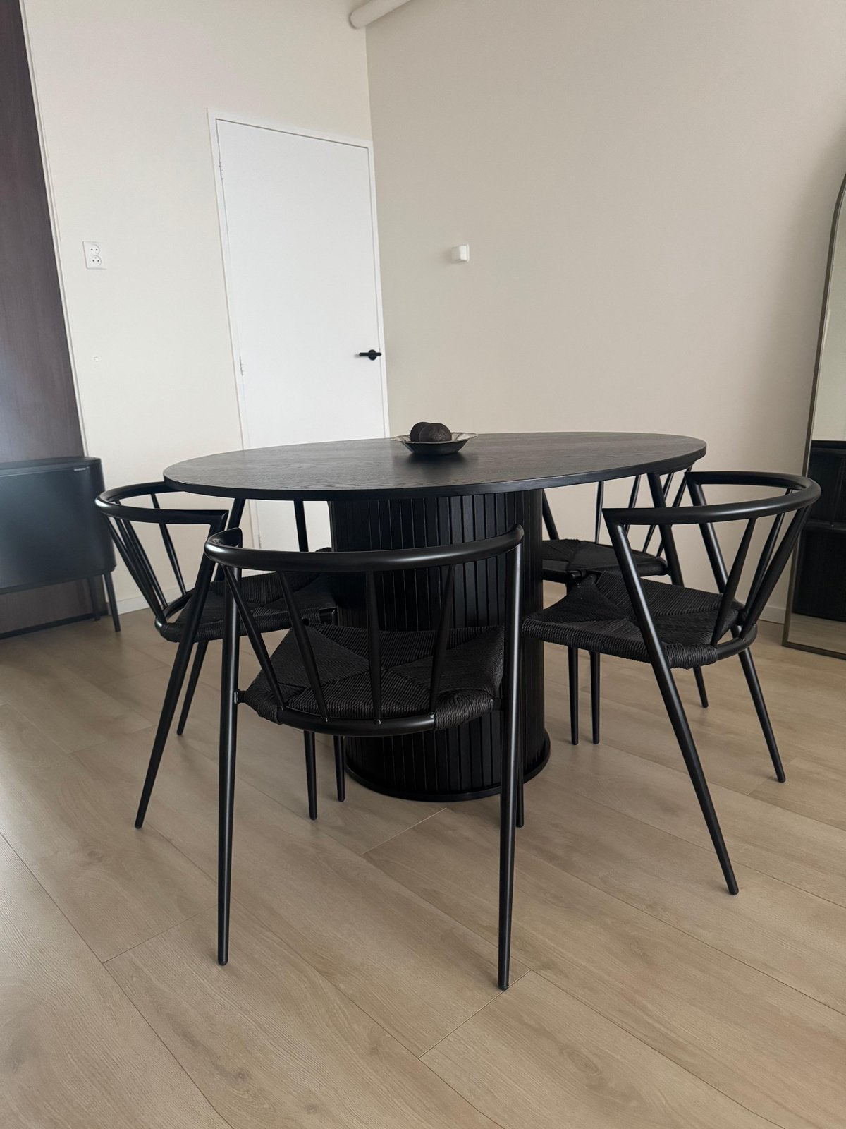 Eettafelset met 6 stoelen + gratis salontafel, Huis en Inrichting, Tafels | Statafels, Ophalen of Verzenden, Zo goed als nieuw