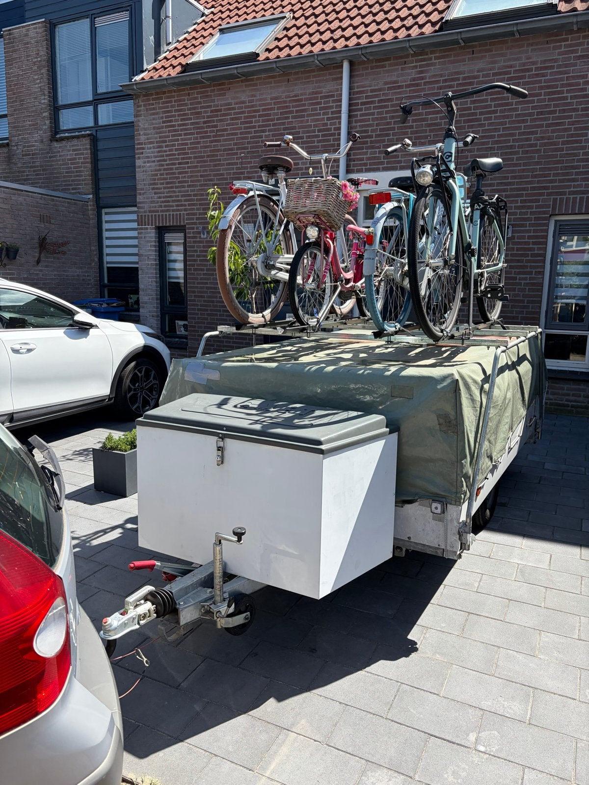 Jamet jametic 1.2.3 vouwwagen met keuken en uitbouw, Ophalen, Gebruikt, Tot en met 6