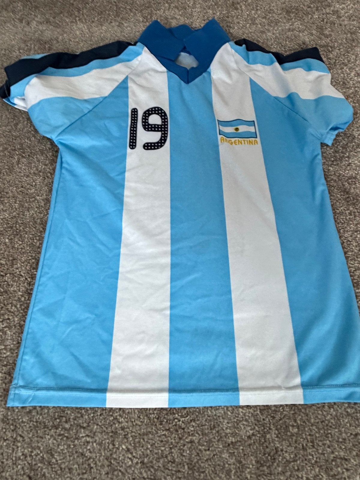 Argentinië Messi Voetbalshirt, Blauw, Overige maten, Ophalen of Verzenden, Zo goed als nieuw