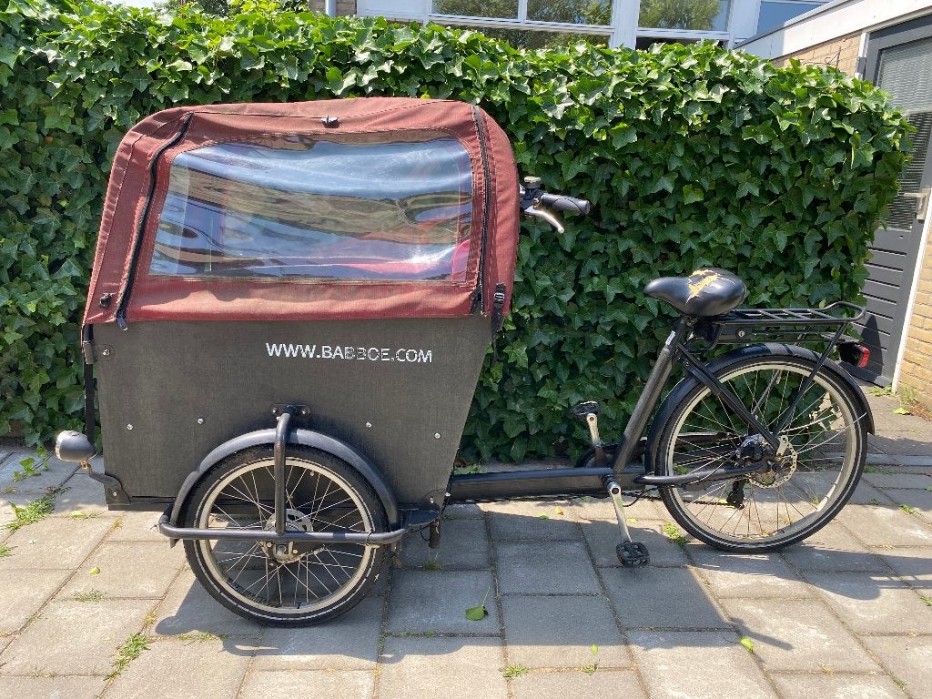 Babboe Big Bakfiets te Koop, 4 kinderen of meer, Gebruikt, Huif, Schijfrem