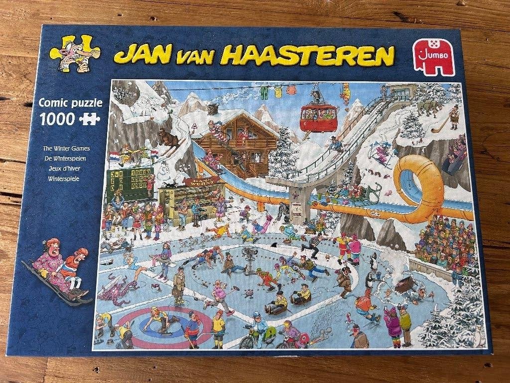 Jan van Haasteren puzzel, 1000 stukjes, Ophalen, 500 t/m 1500 stukjes, Zo goed als nieuw, Legpuzzel