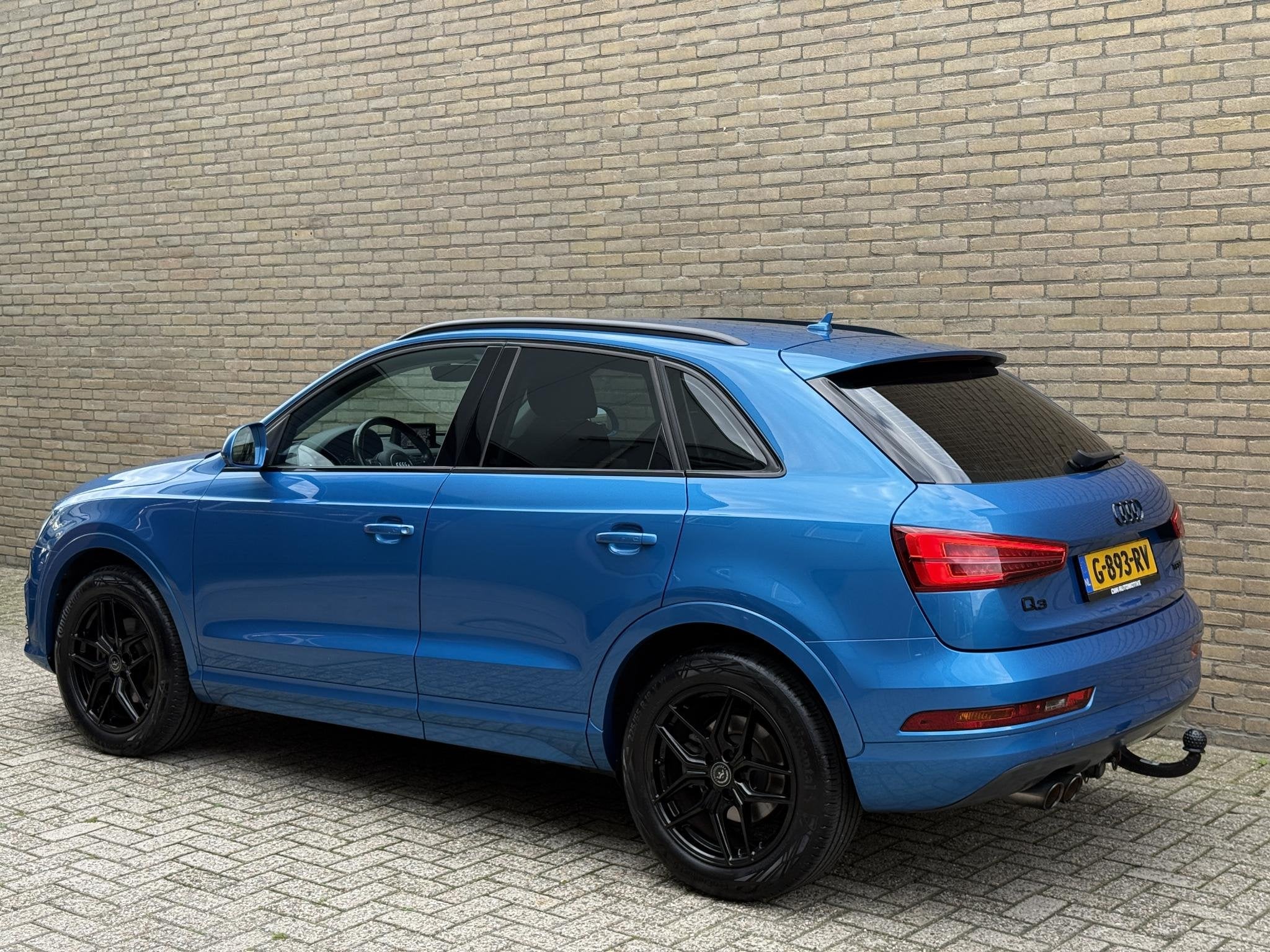 Audi Q3 1.4 TFSI CoD 150pk Design Pro Line Plus | Sportstoel, 4 cilinders, 150 pk, Blauw, Verwarmde buitenspiegels