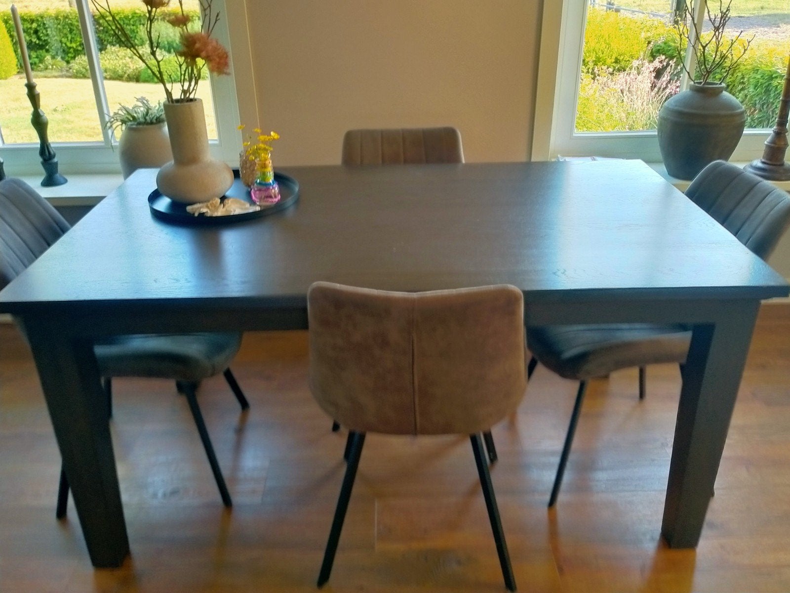 Eetkamer tafel/Televisie kast en salon tafel., Huis en Inrichting, Tafels | Eettafels, Ophalen, Gebruikt, Rechthoekig