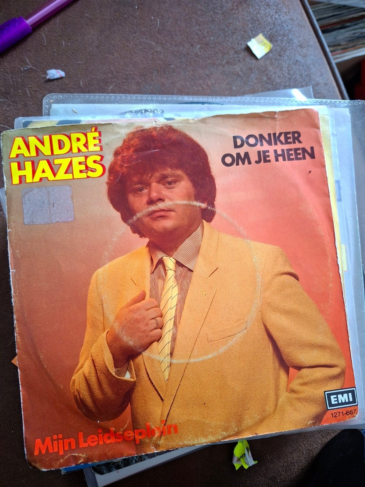 andre hazes  donker om je heen, Cd's en Dvd's, Ophalen of Verzenden, Zo goed als nieuw, Overige formaten, Levenslied of Smartlap