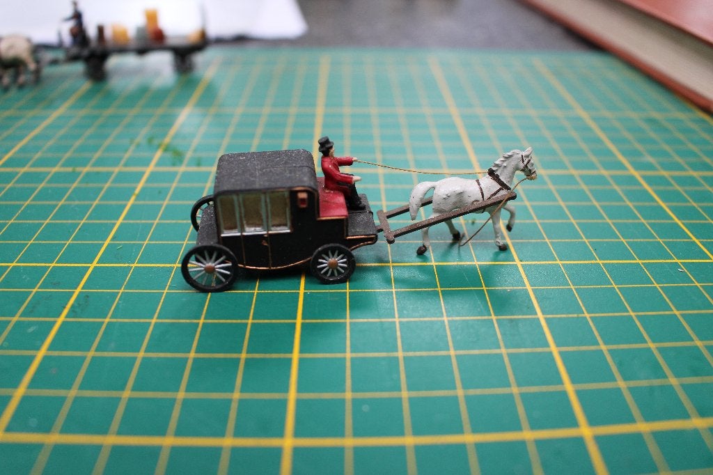 preiser paard en wagen   18 , ho treinen, Ophalen of Verzenden, Gelijkstroom of Wisselstroom, Overige merken