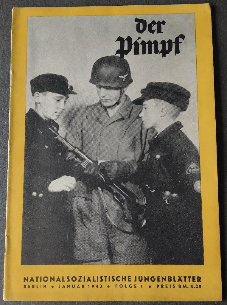 Der Pimpf - Januar 1943 ( Zeldzame Fallschirmjager editie ), Ophalen of Verzenden, Landmacht, Duitsland, Boek of Tijdschrift