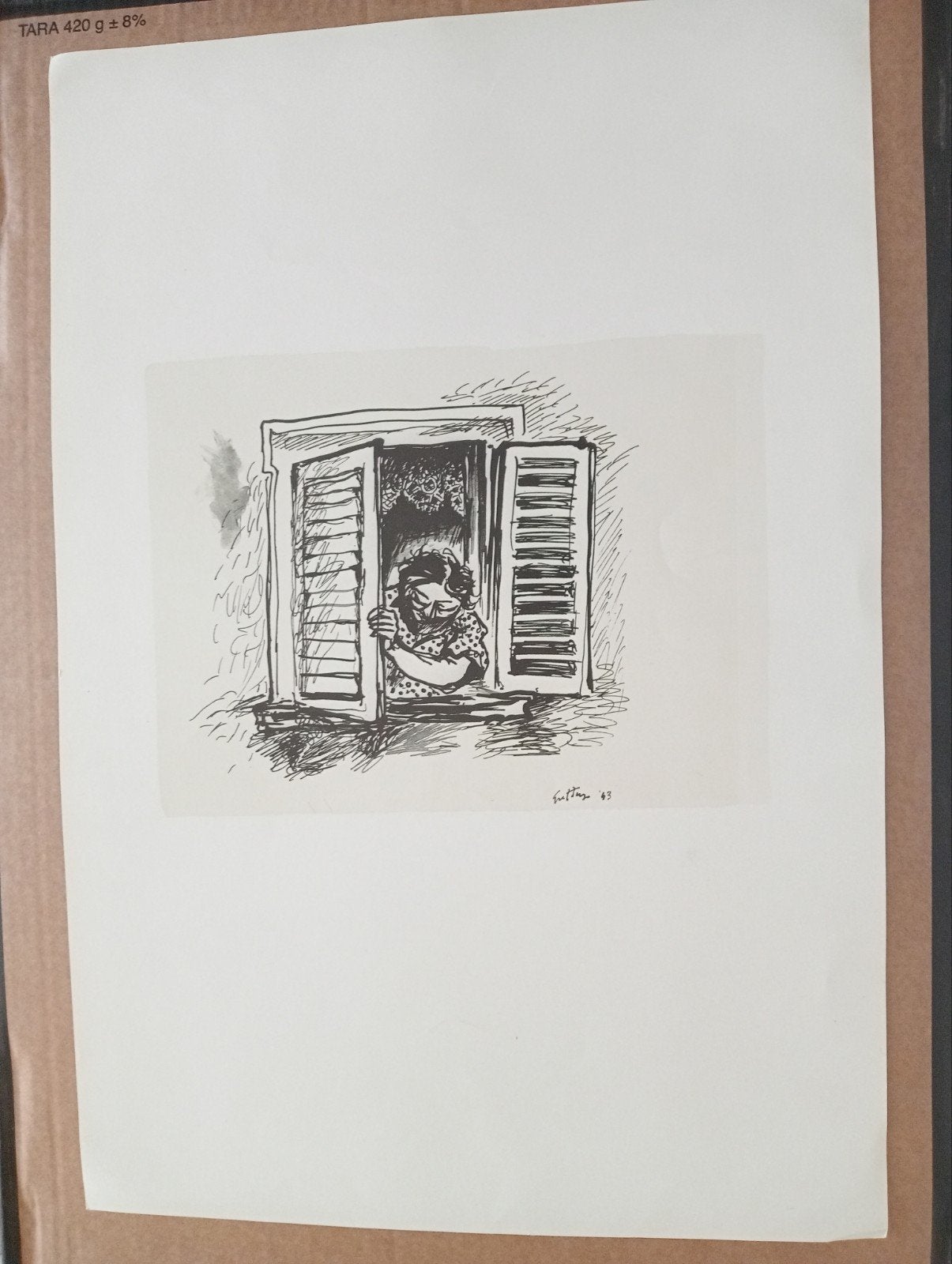 Renato Guttuso print jaren 60-80, Antiek en Kunst, Ophalen of Verzenden