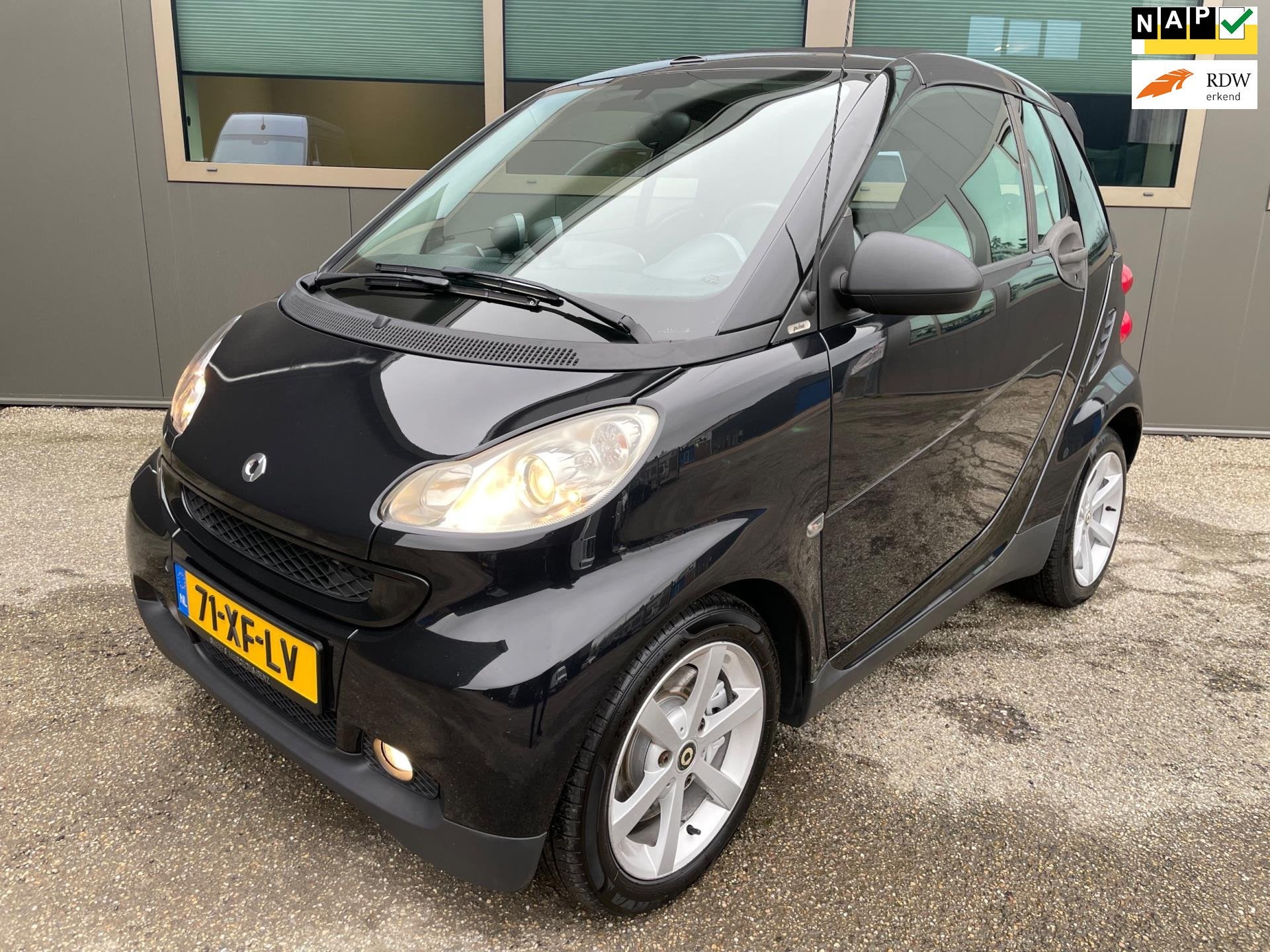 Smart Fortwo cabrio 1.0 Pulse Automaat 1ste eigenaar volledi, Automaat, Dealer onderhouden, Gebruikt, Zwart