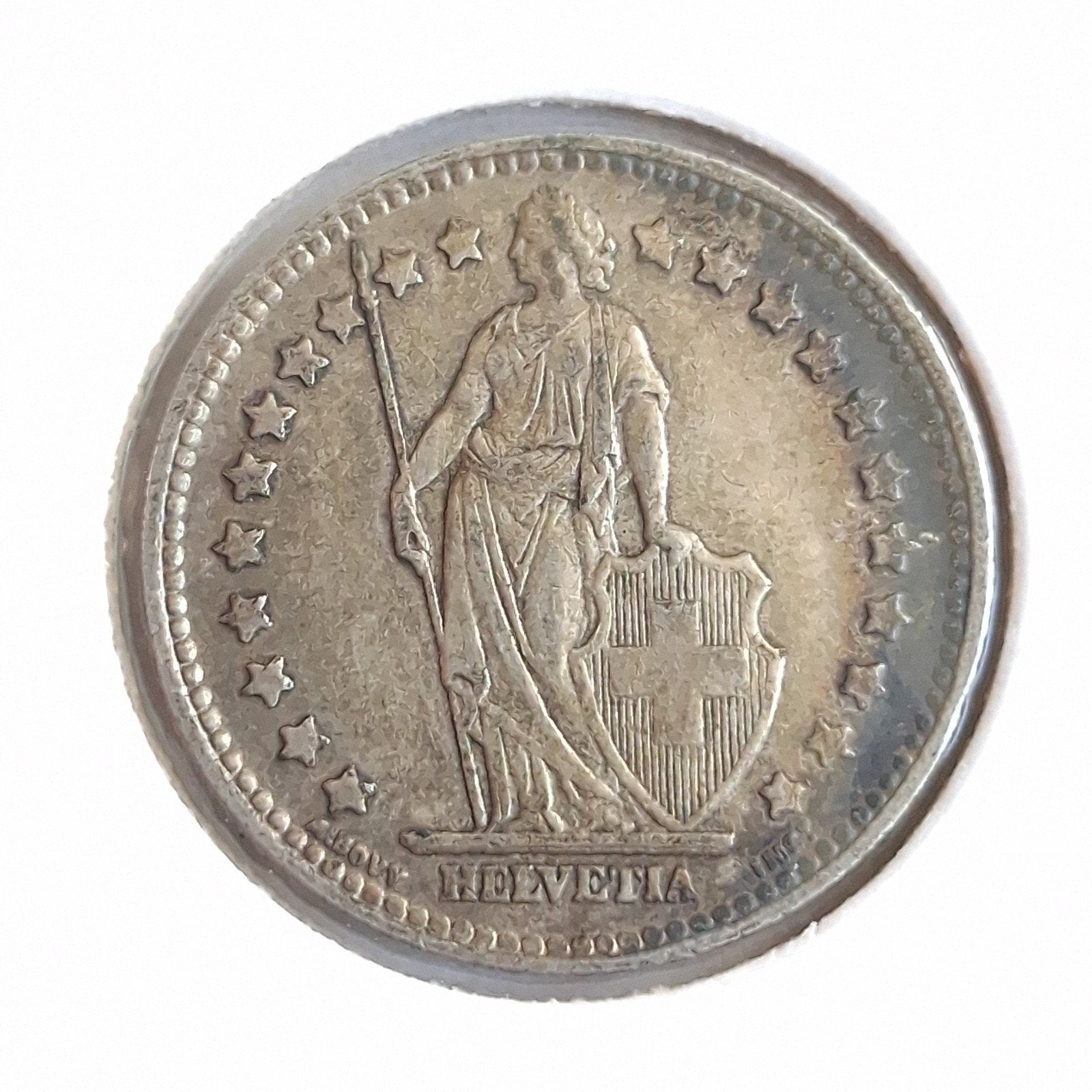 Zilveren Munt 1 Franc Zwitserland 1940, Verzenden, Overige landen