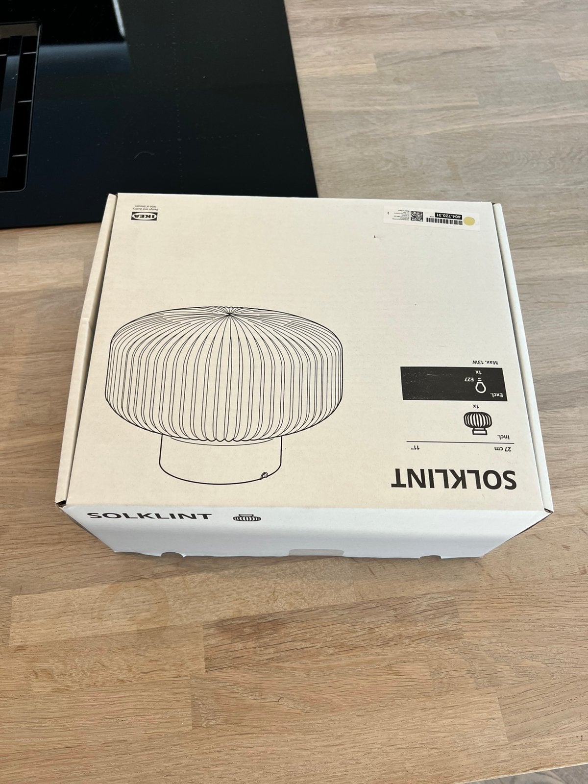 Solklint plafondlamp nieuw in doos, Huis en Inrichting, Lampen | Plafondlampen, Ophalen of Verzenden, Nieuw, Glas, Plafondlamp