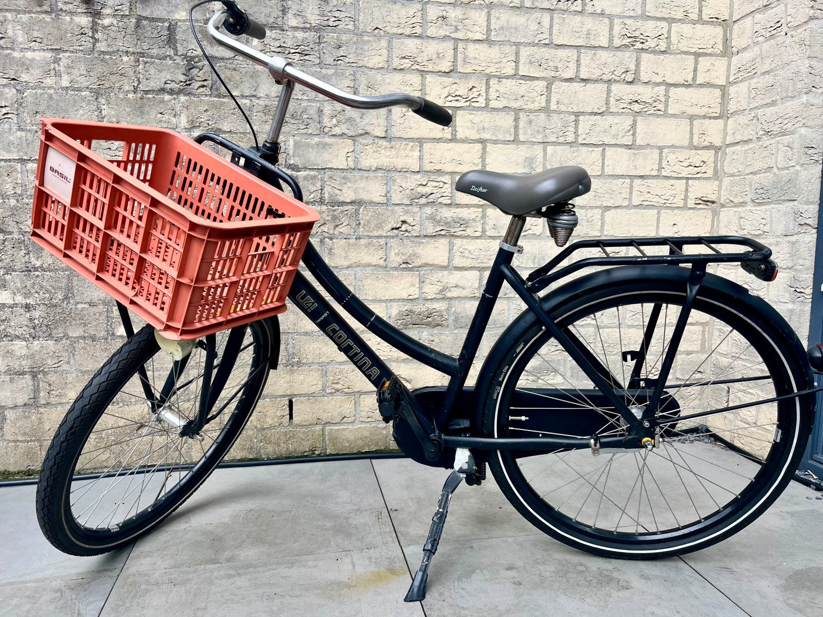 Cortina transport u4! Meidenfiets, Ophalen, Terugtraprem, Gebruikt, 47 tot 50 cm