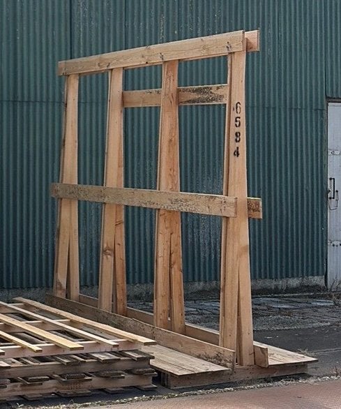 Houten kozijn bok, Ophalen
