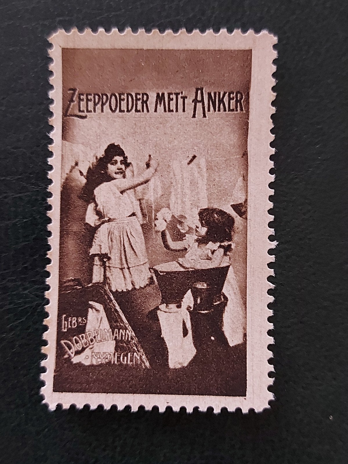 Sluitzegel Dobbelmann Zeep met 't ANKER Nijmegen (3), Ophalen of Verzenden, Gebruiksvoorwerp