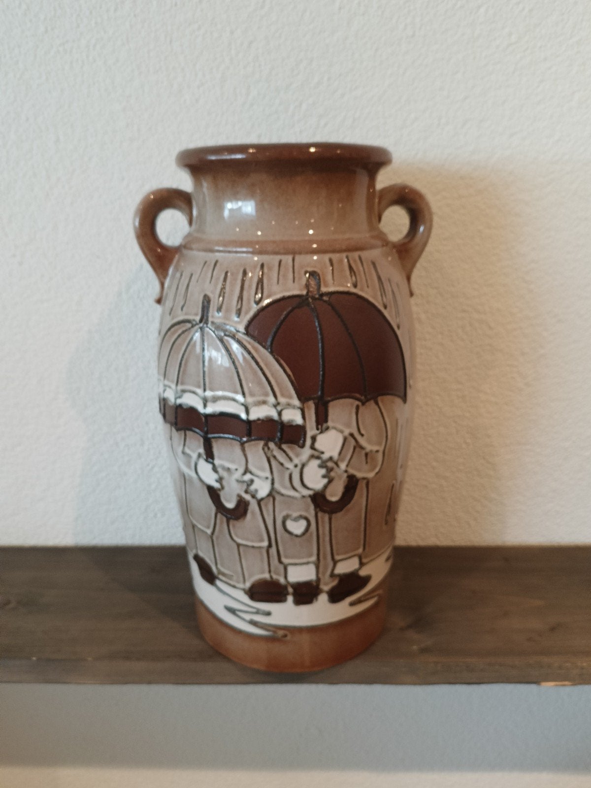 Vintage Scheurich Keramiek Vaas 220-44 - Paraplu Decor, Ophalen
