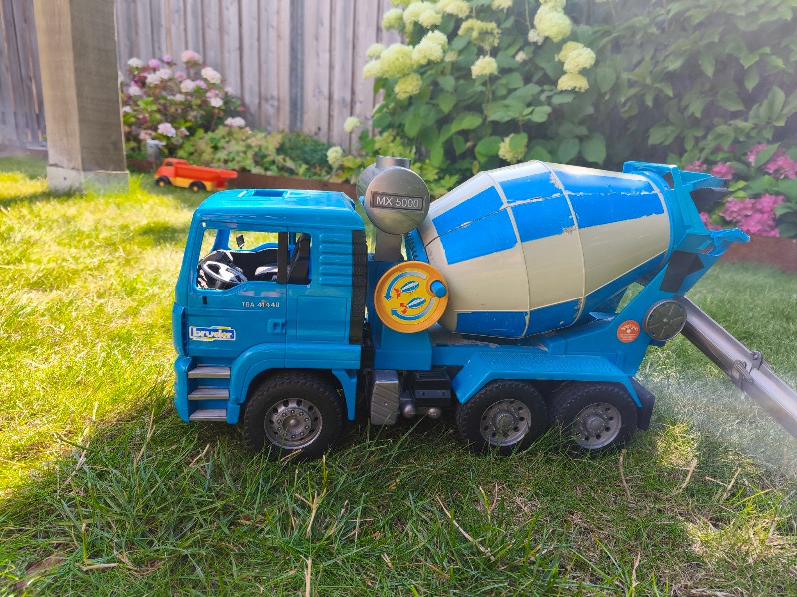 Bruder Cementwagen - Draait wel, gerepareerd, Ophalen of Verzenden, Gebruikt