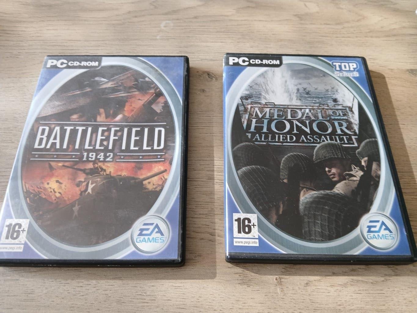 Battlefield 1942 & Medal of Honor Allied Assault PC-CDROM, Online, Gebruikt, Shooter, 1 speler