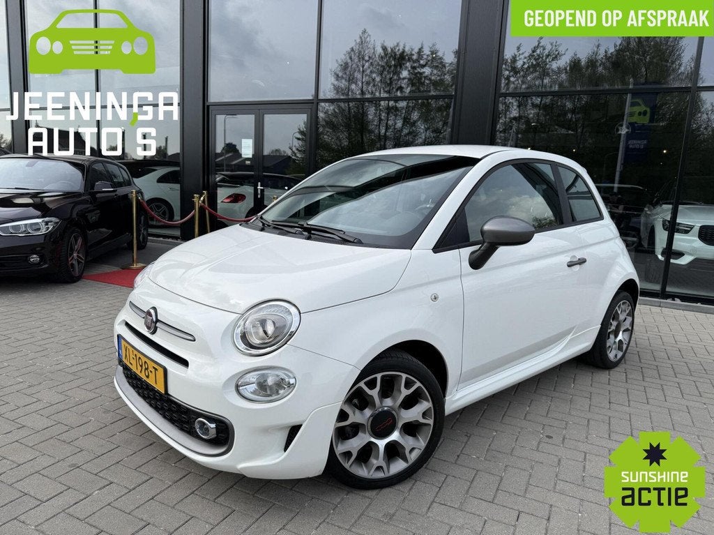 Fiat 500 0.9 TwinAir Turbo Sport|Clima|PDC|AppleCarPlay, Auto's, Fiat, Voorwielaandrijving, Leder en Stof, Origineel Nederlands
