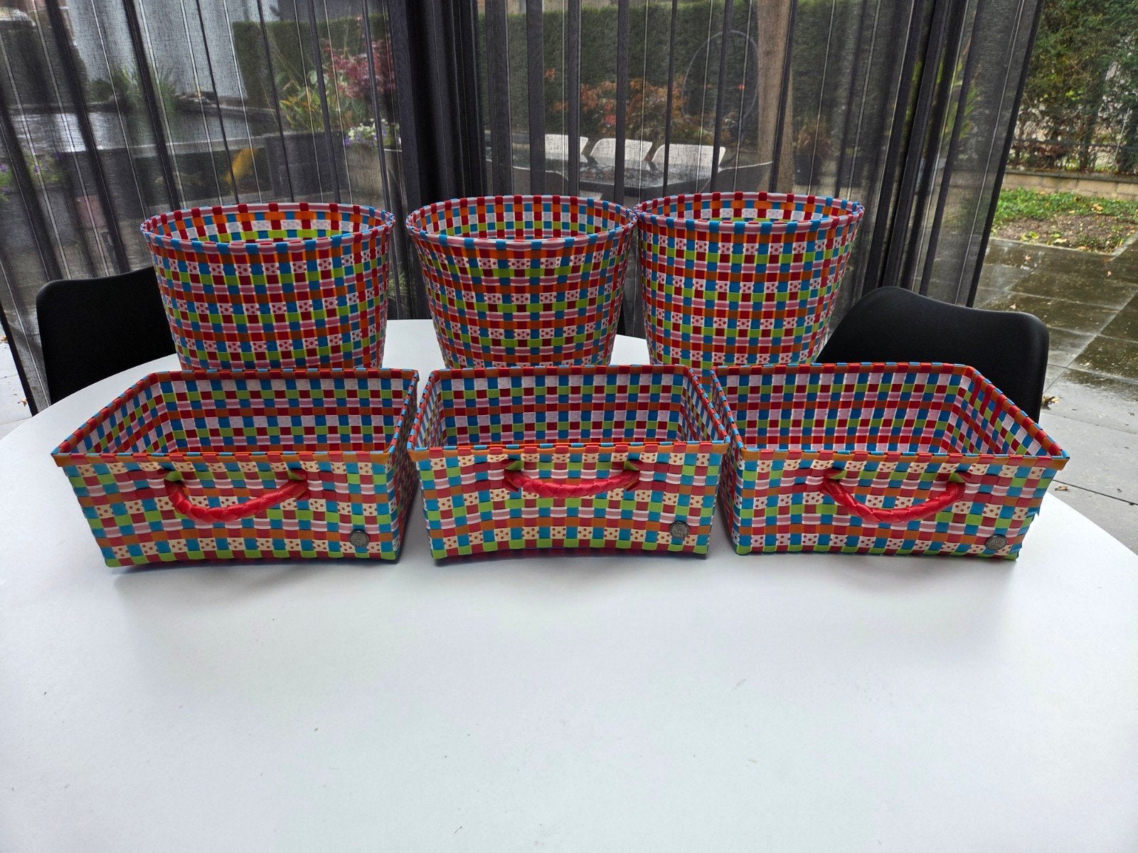 Handed By opbergmanden set (6 stuks), Ophalen of Verzenden, Gebruikt, Meerkleurig, Kunststof
