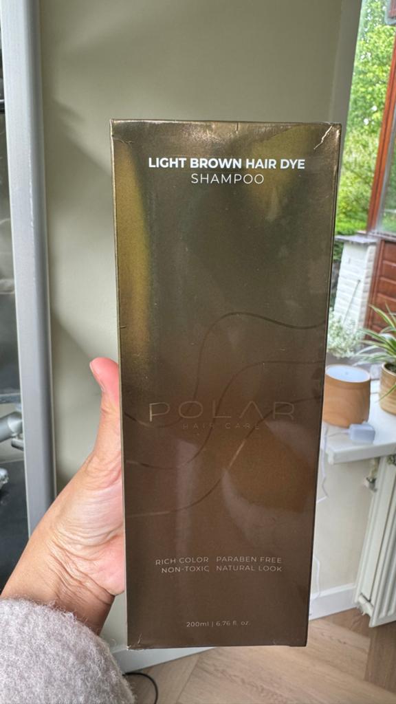 Polar Hair Care Lichtbruine Haarverf Shampoo, Ophalen of Verzenden, Nieuw, Shampoo of Conditioner